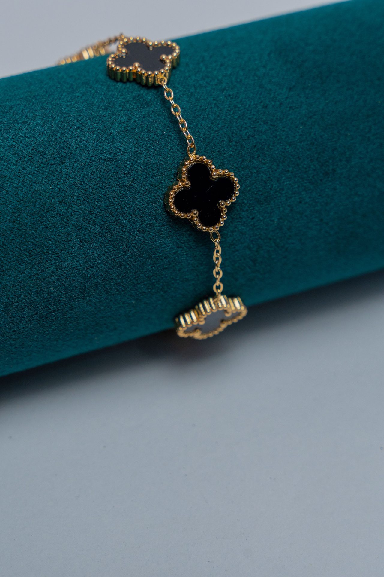 Gold-Tone Van Cleef Chain Bracelet