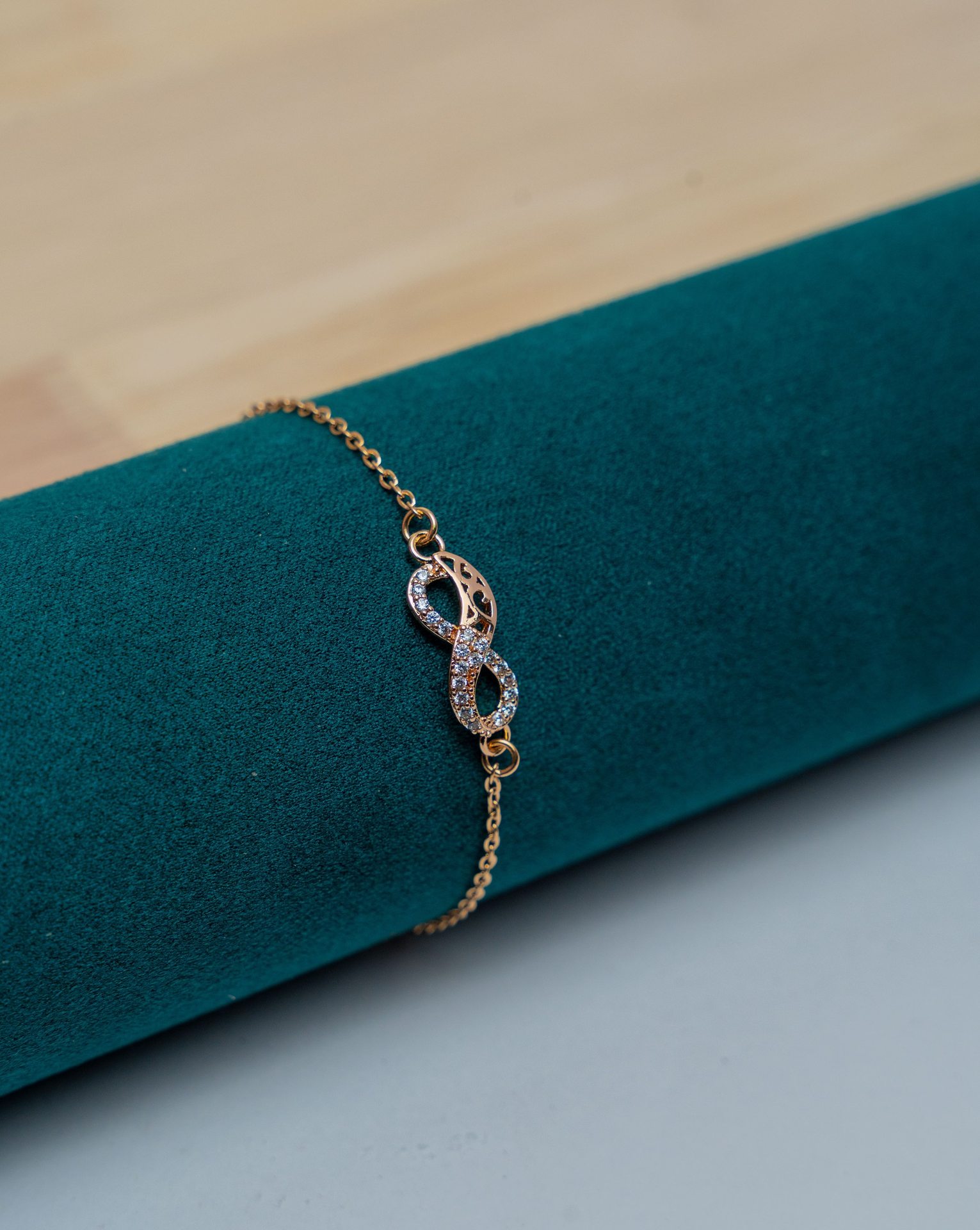 Gold-Tone Infinity Chain Bracelet
