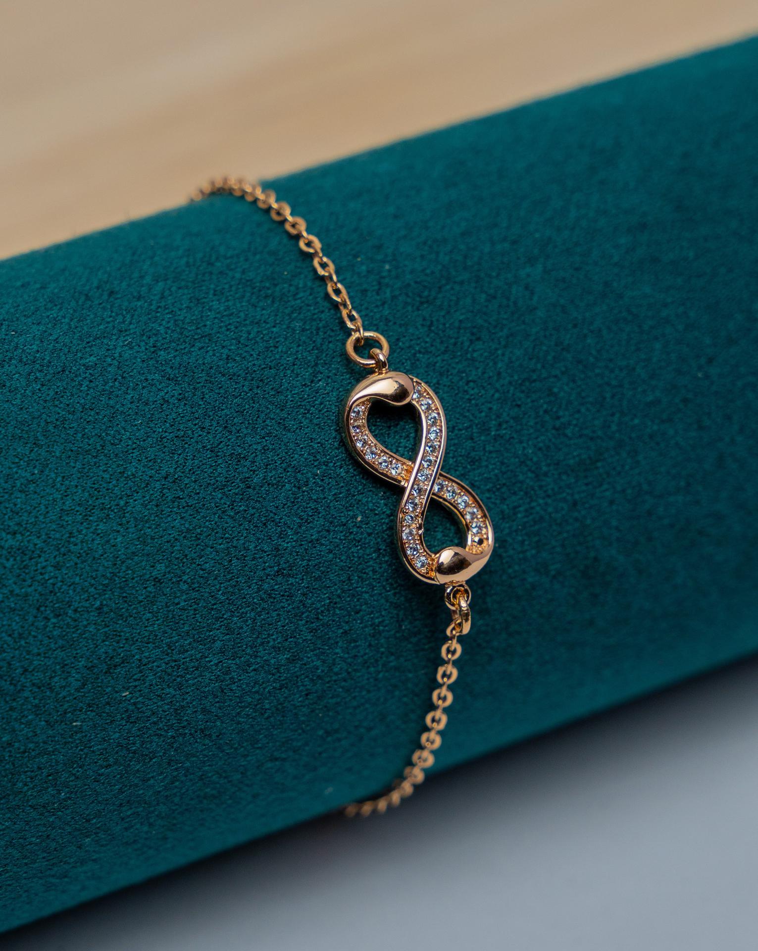 Gold-Tone Infinity Symbol Chain Bracelet