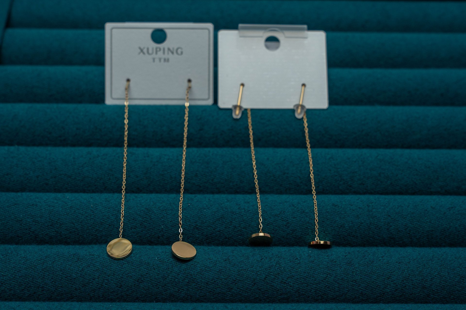 Gold-Tone Chain Drop Earrings