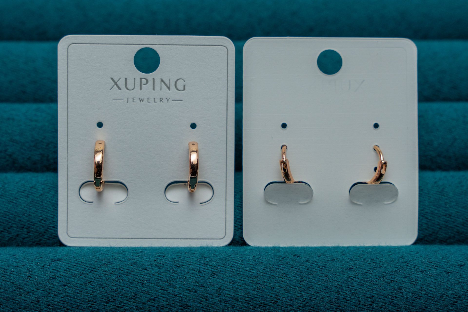 Gold-Tone Chunky Hoop Earrings