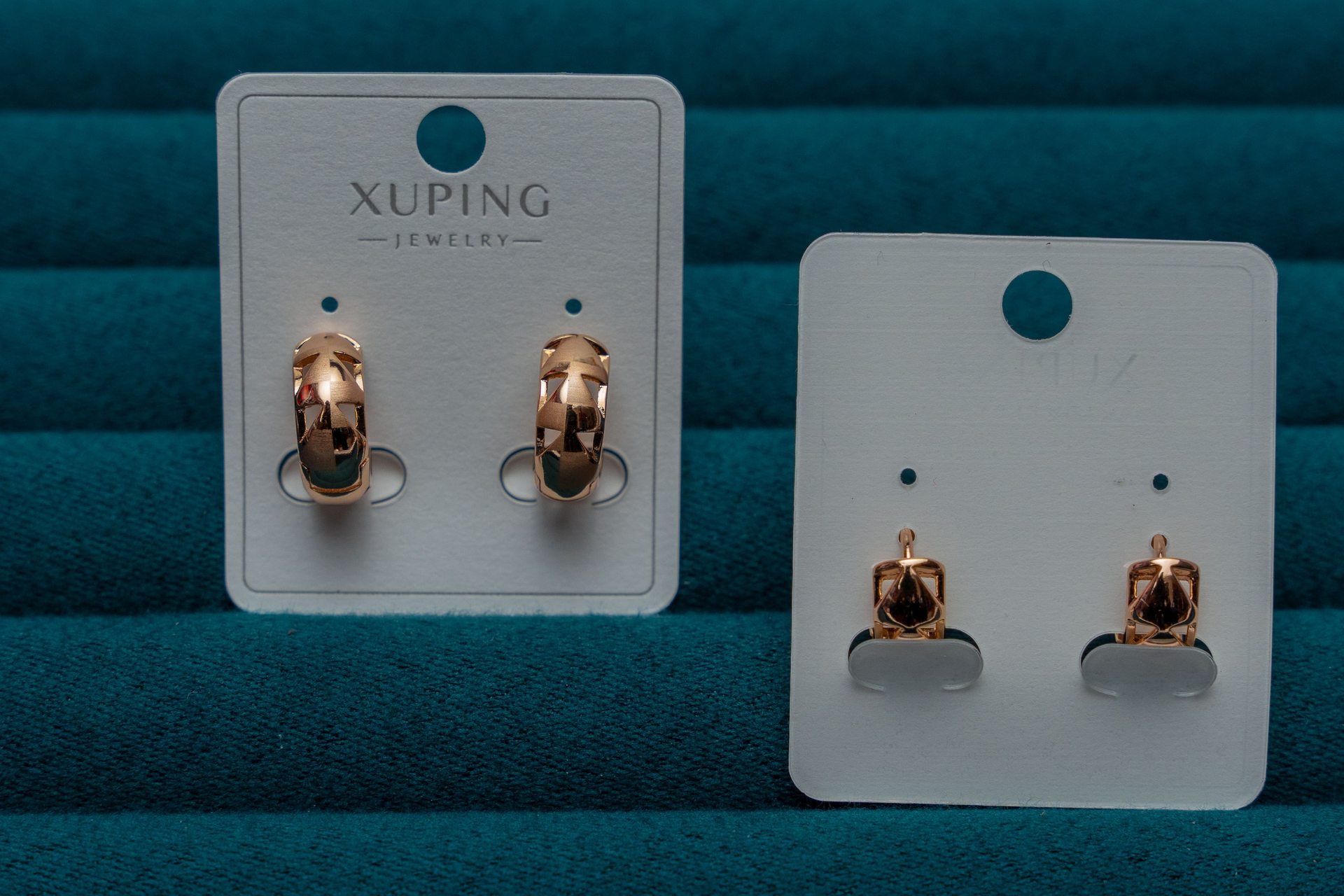 Gold-Tone Chunky Hoop Earrings