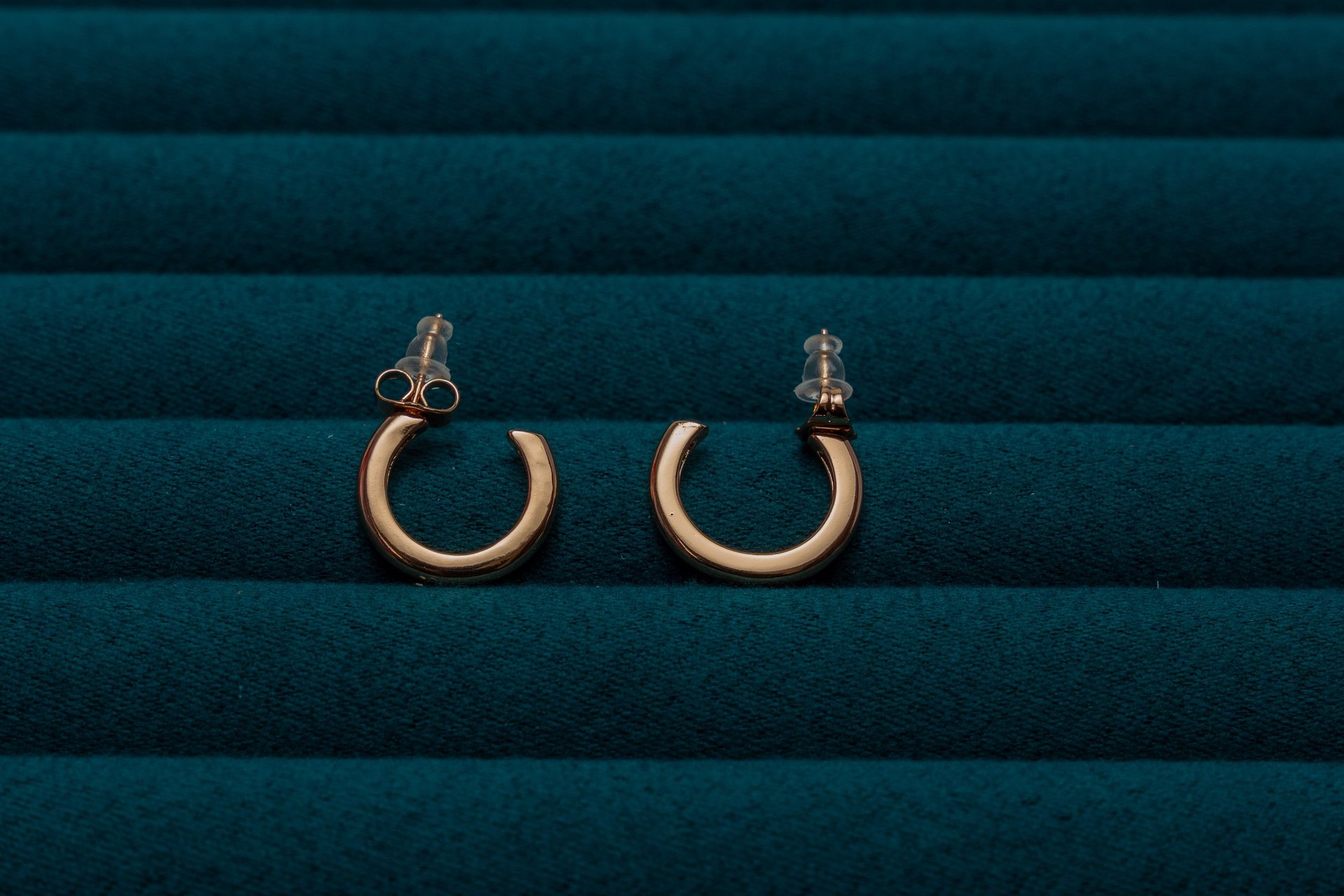 Gold-Tone Chunky Hoop Earrings