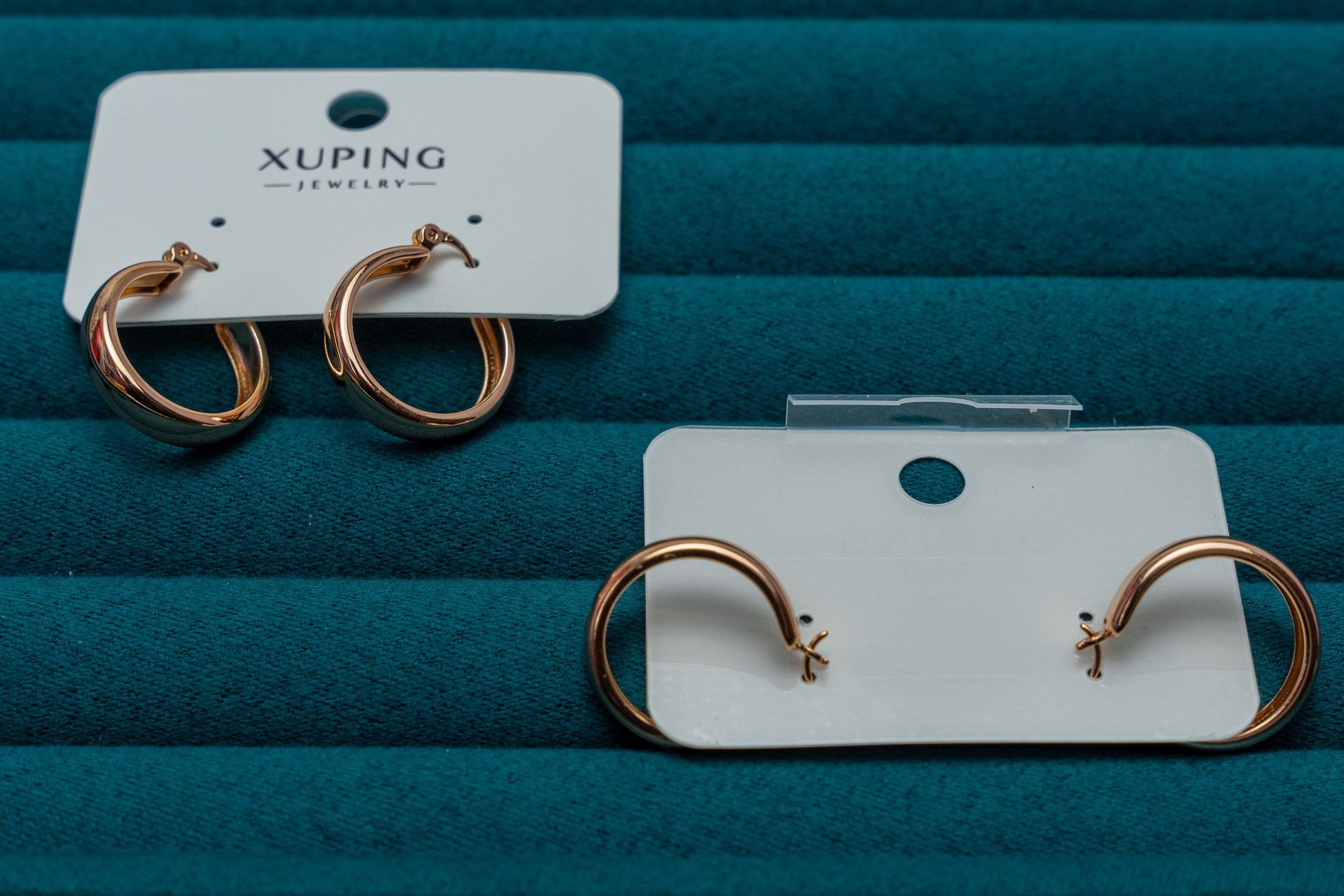 Gold-Tone Hoop Earrings