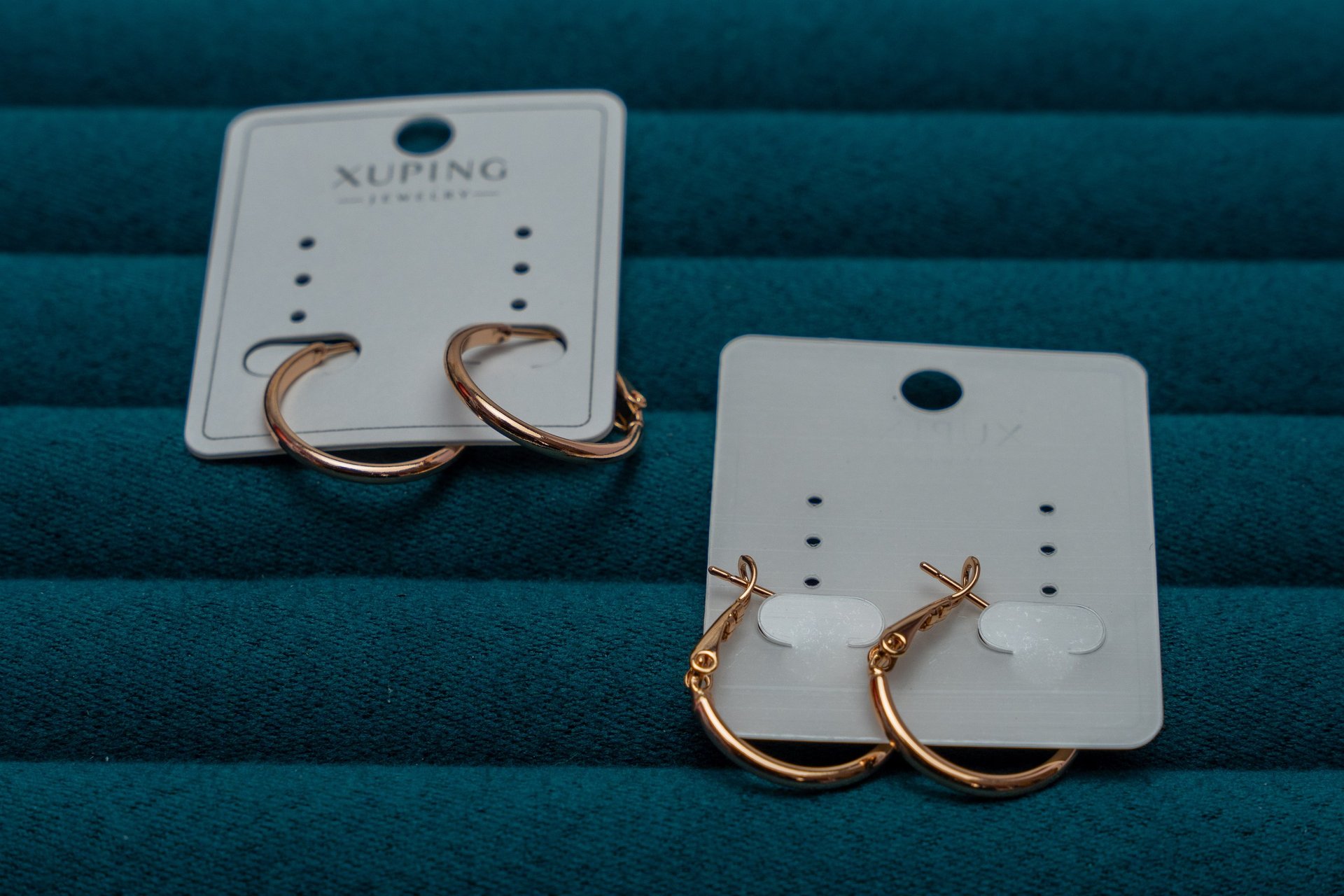 Gold-Tone Hoop Earrings