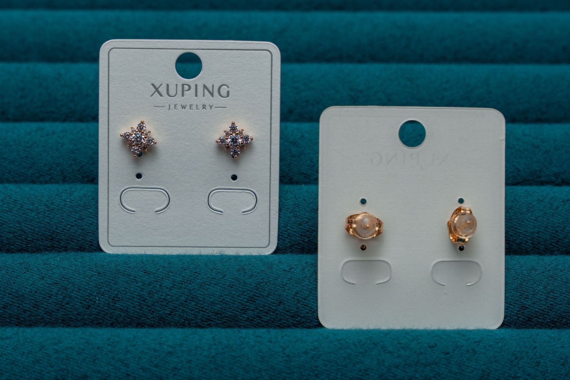 Rose Gold Star Stud Earrings