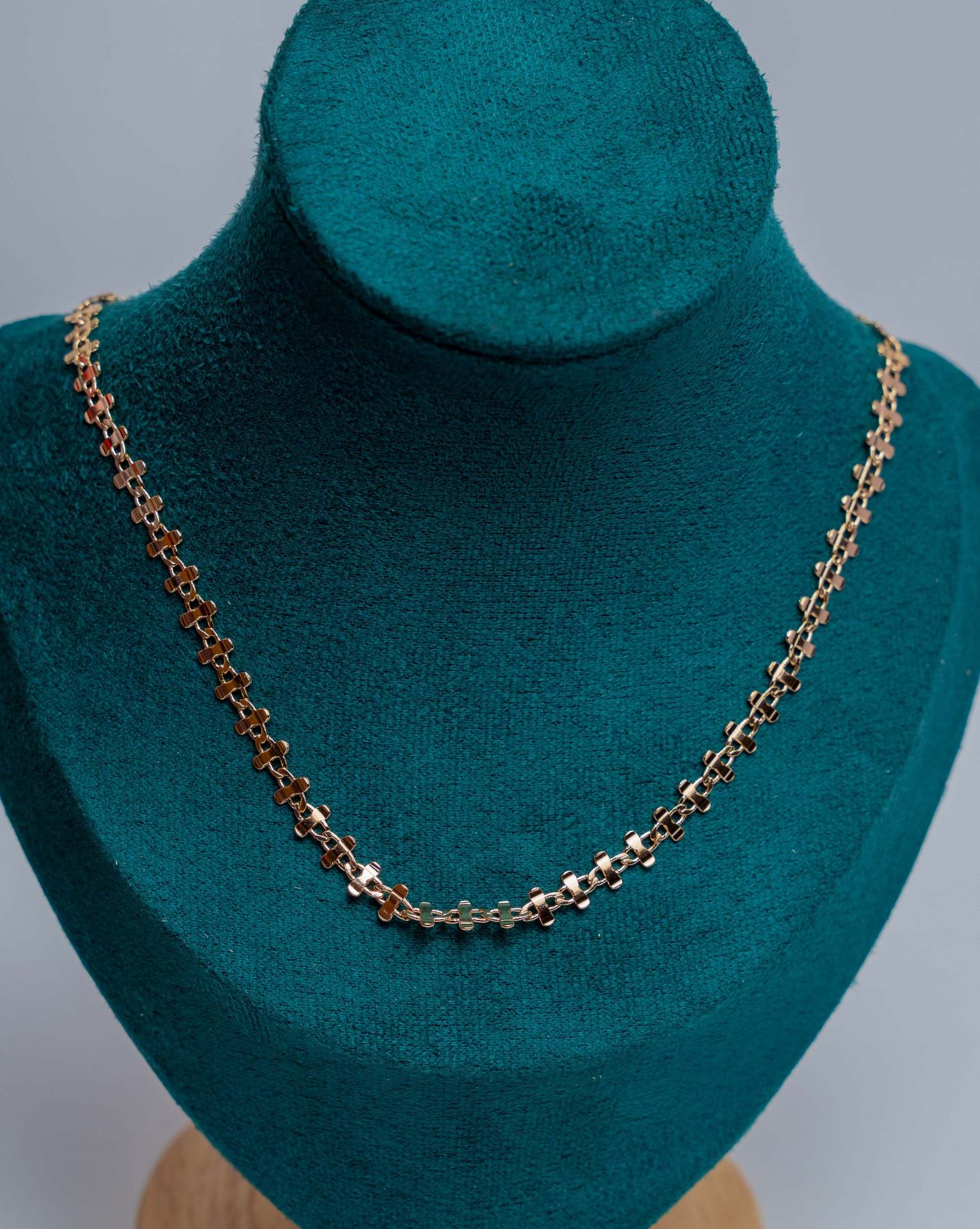 Gold-Tone Link Chain Necklace