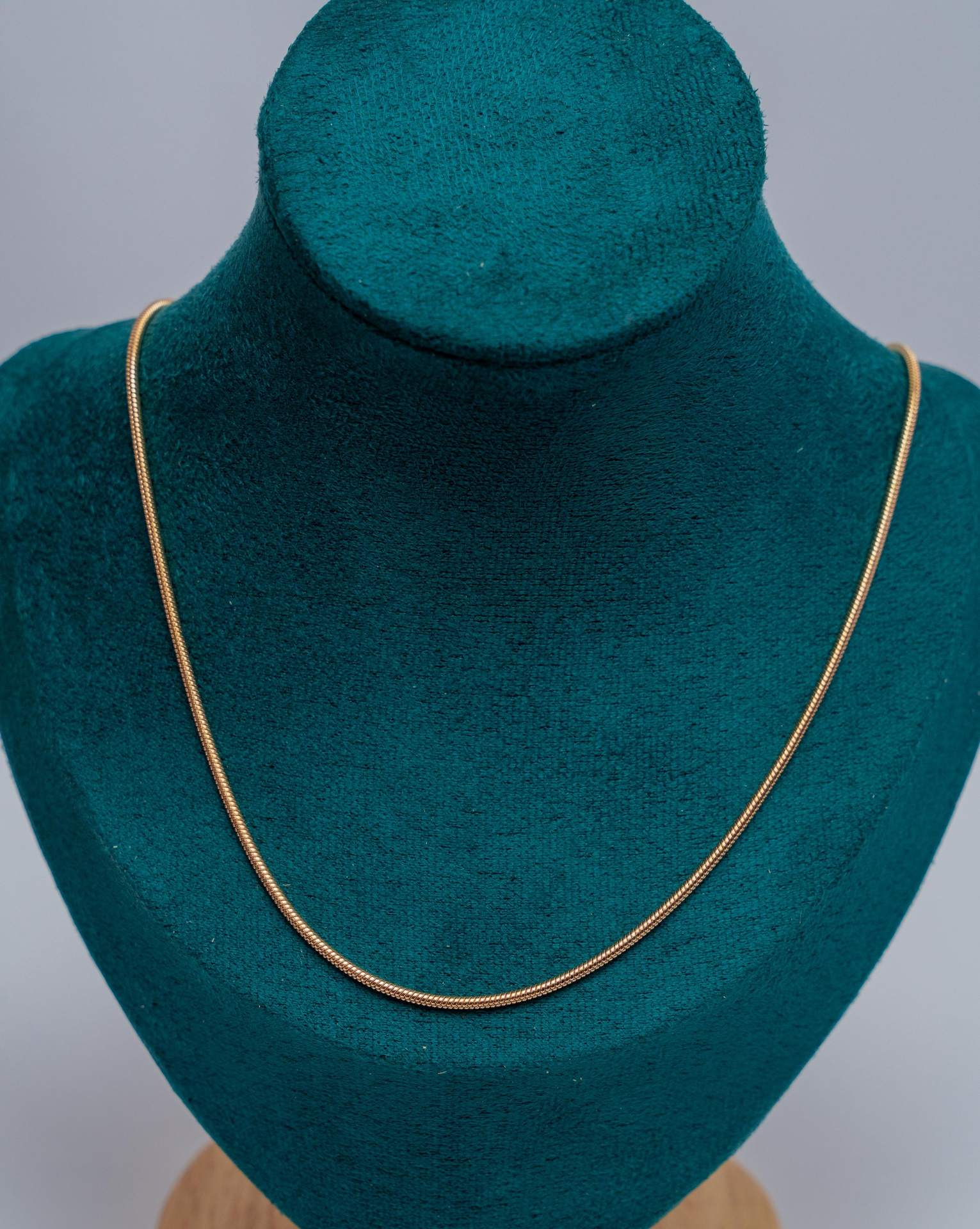 Gold-Tone Snake Chain Necklace