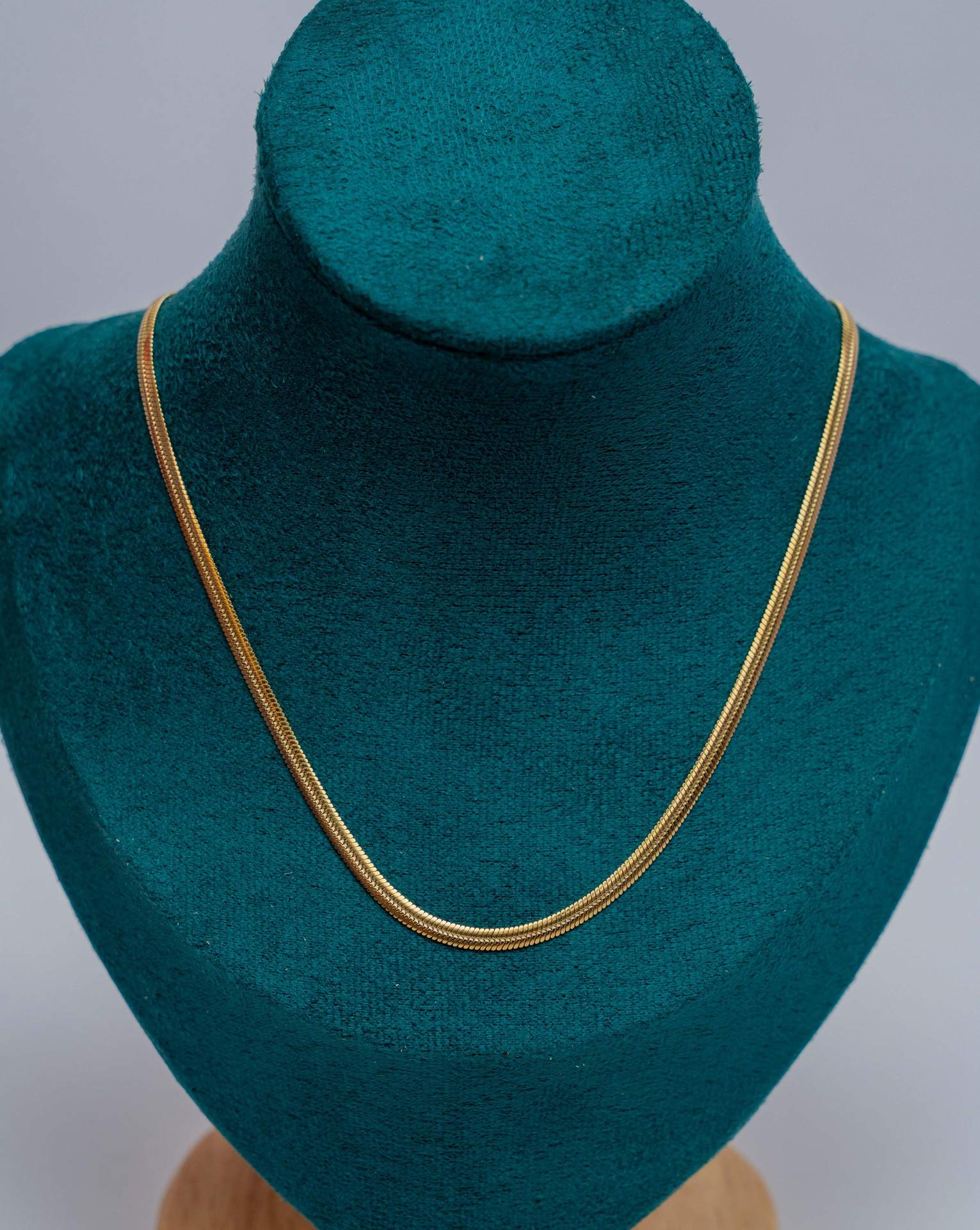 Gold-Tone Snake Chain Necklace