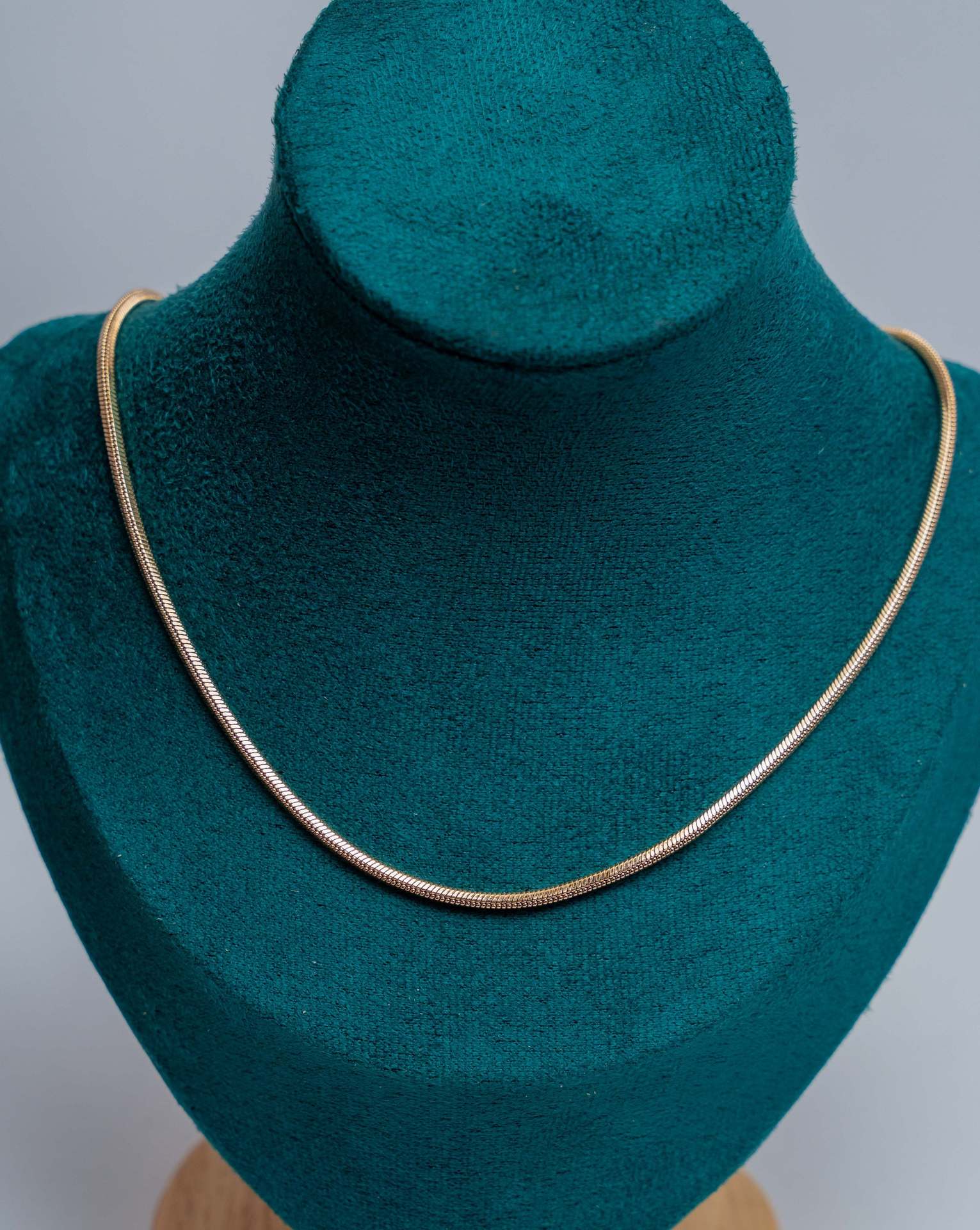 Gold-Tone Snake Chain Necklace