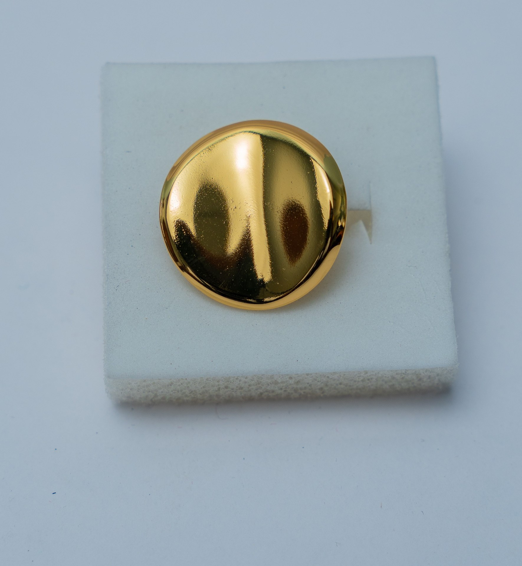 Gold-Tone Dome Cocktail Ring