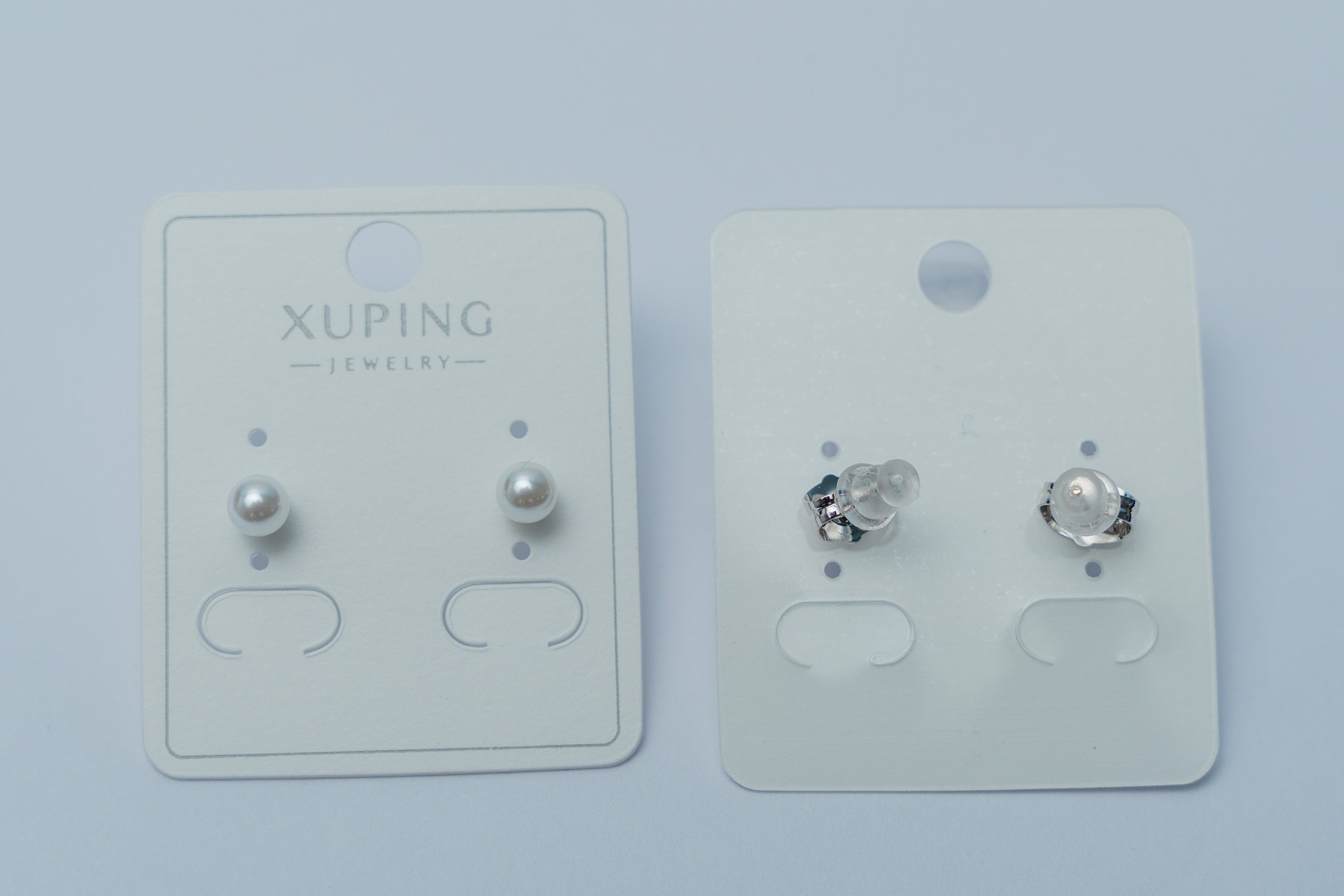 Pearl and Crystal Stud Earring Set