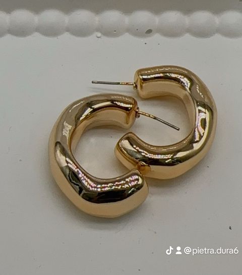 Gold Loop Earrings