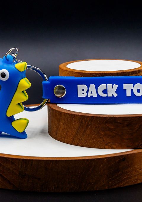 Back To Life Keychain Blue