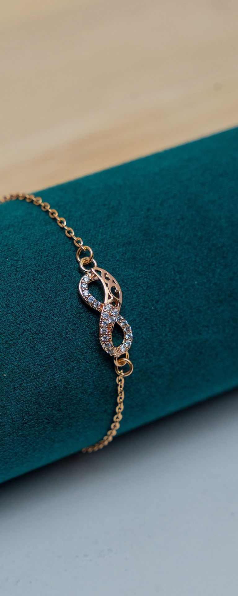 Gold-Tone Infinity Chain Bracelet