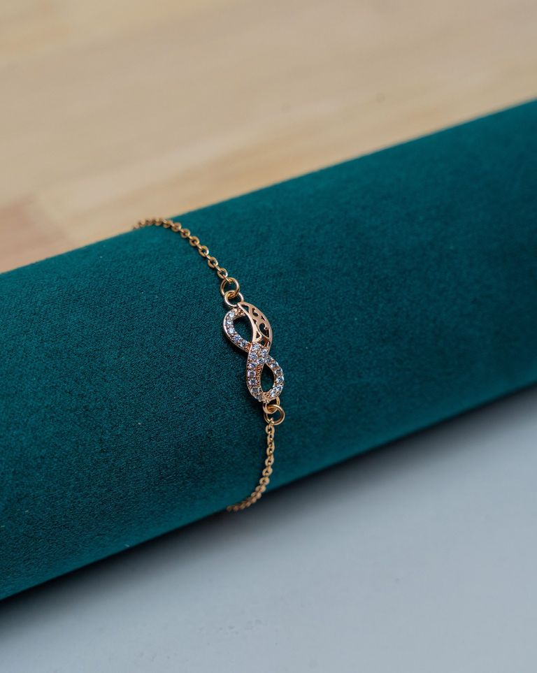 Gold-Tone Infinity Chain Bracelet