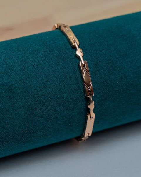 Gold-Tone Chain Link Bracelet