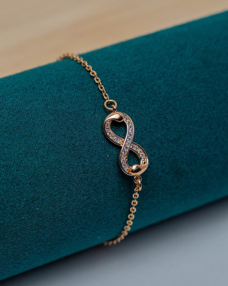 Gold-Tone Infinity Symbol Chain Bracelet