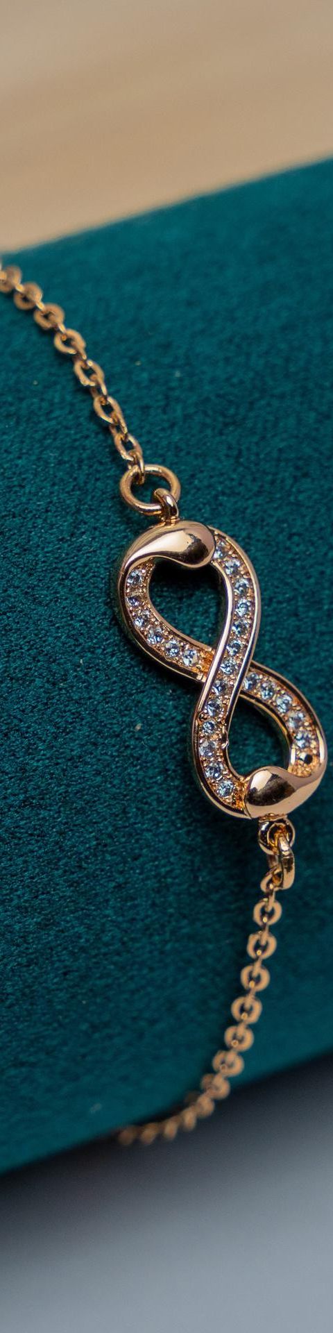 Gold-Tone Infinity Symbol Chain Bracelet