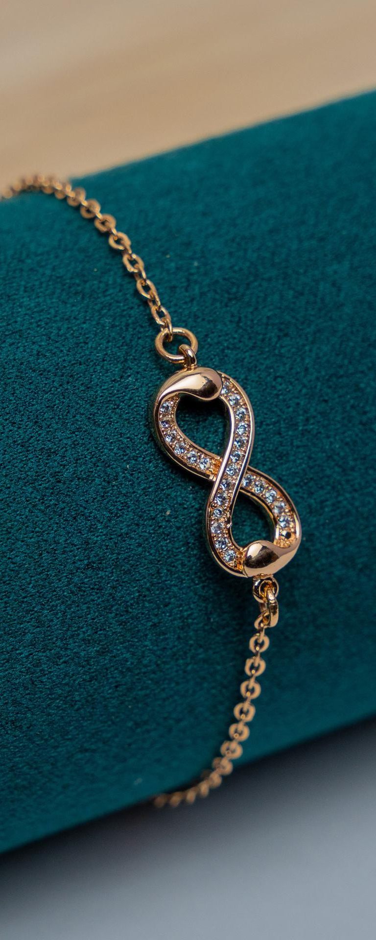 Gold-Tone Infinity Symbol Chain Bracelet