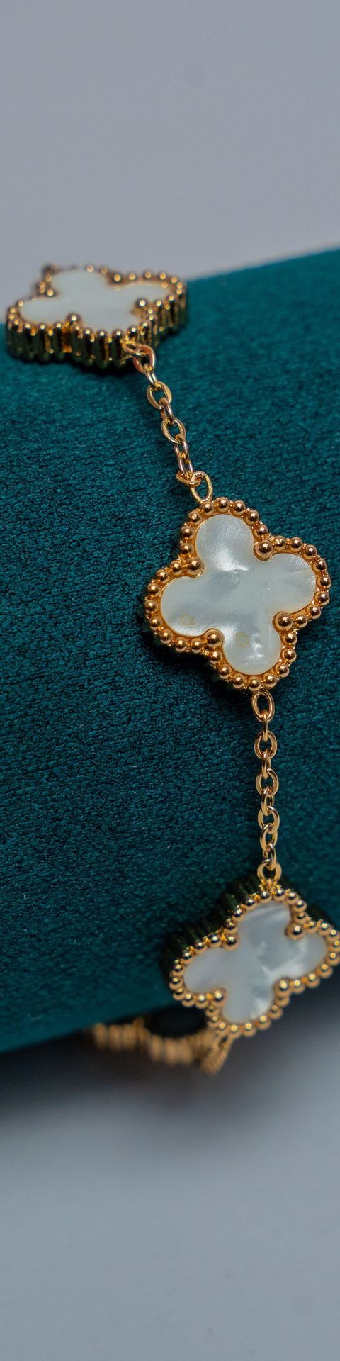 Van Cleef Mother-of-Pearl Gold Bracelet