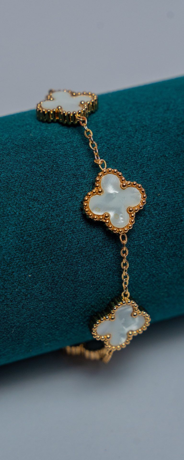 Van Cleef Mother-of-Pearl Gold Bracelet