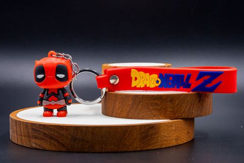 Deadpool Keychain Red