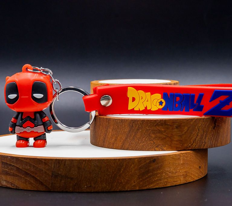 Deadpool Keychain Red