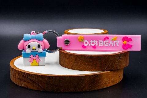 Dobear Keychain Pink