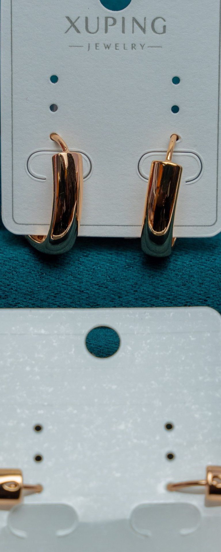 Gold-Tone Chunky Hoop Earrings
