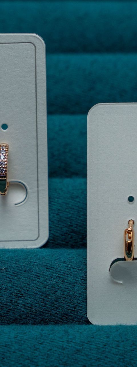 Gold-Tone Crystal Hoop Earrings