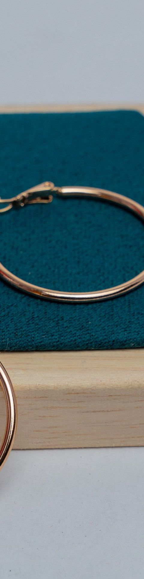 Gold-Tone Hoop Earrings