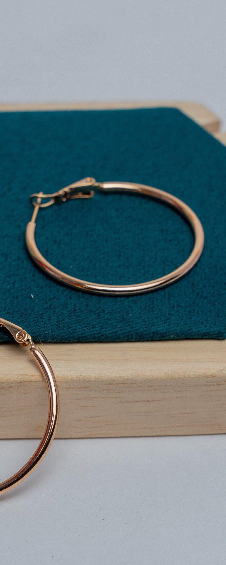 Gold-Tone Hoop Earrings