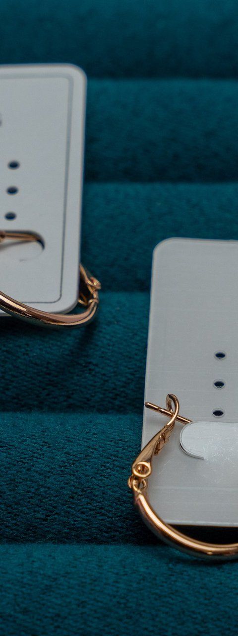Gold-Tone Hoop Earrings