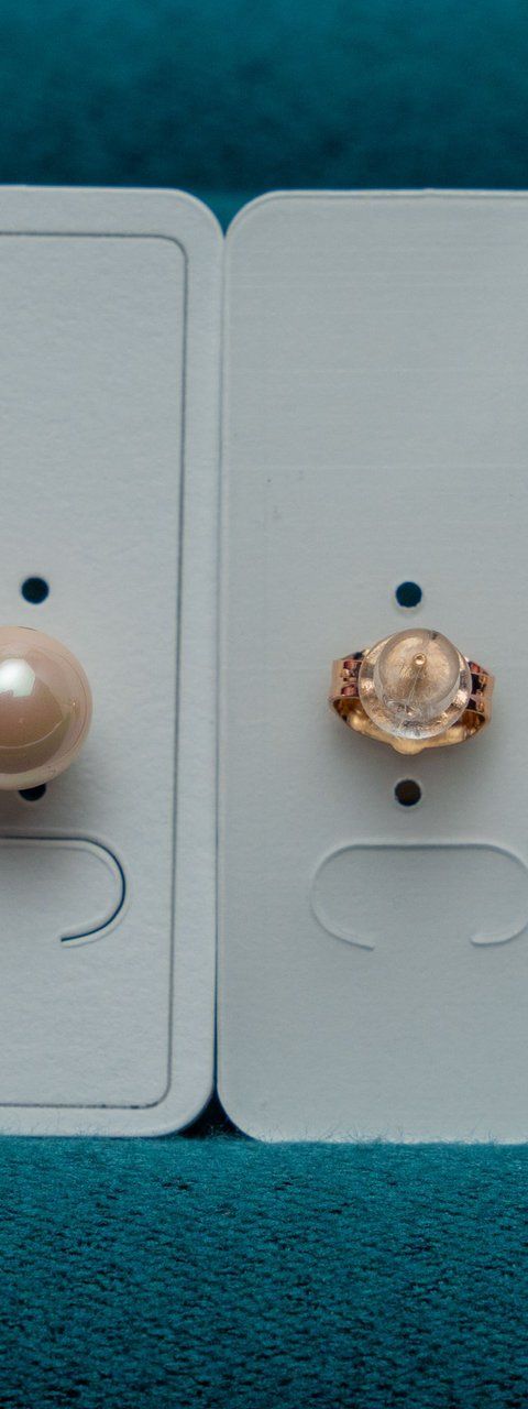 Pearl and Crystal Stud Earring Set