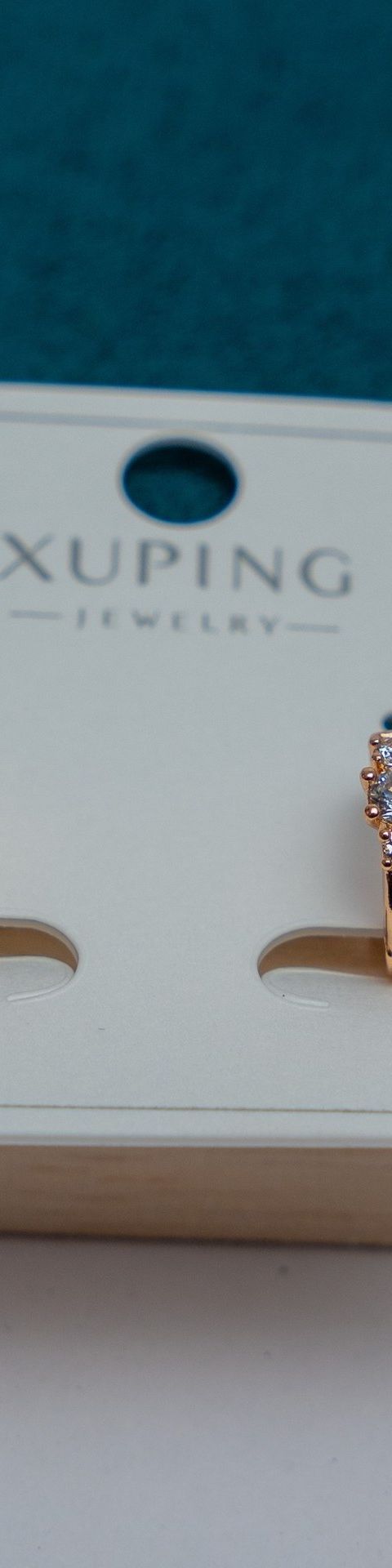 Rose Gold Crystal Cluster Stud Earrings