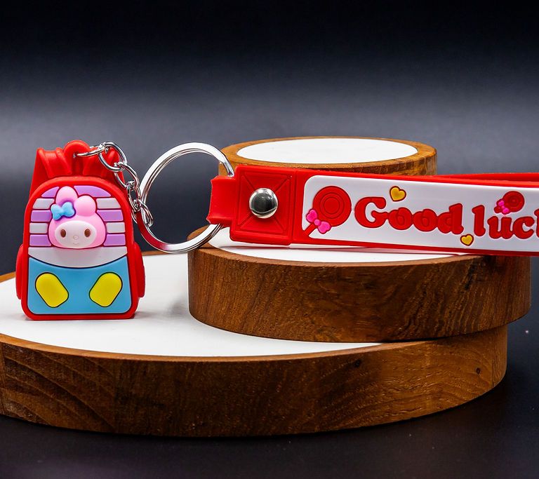 Good Luck Keychain Red