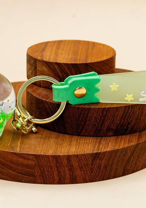 Green Charm Keychain