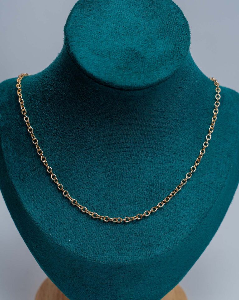 Gold-Tone Cable Chain Necklace