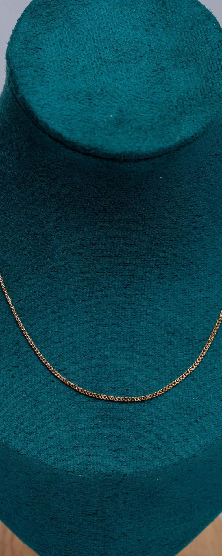Gold Curb Chain Necklace