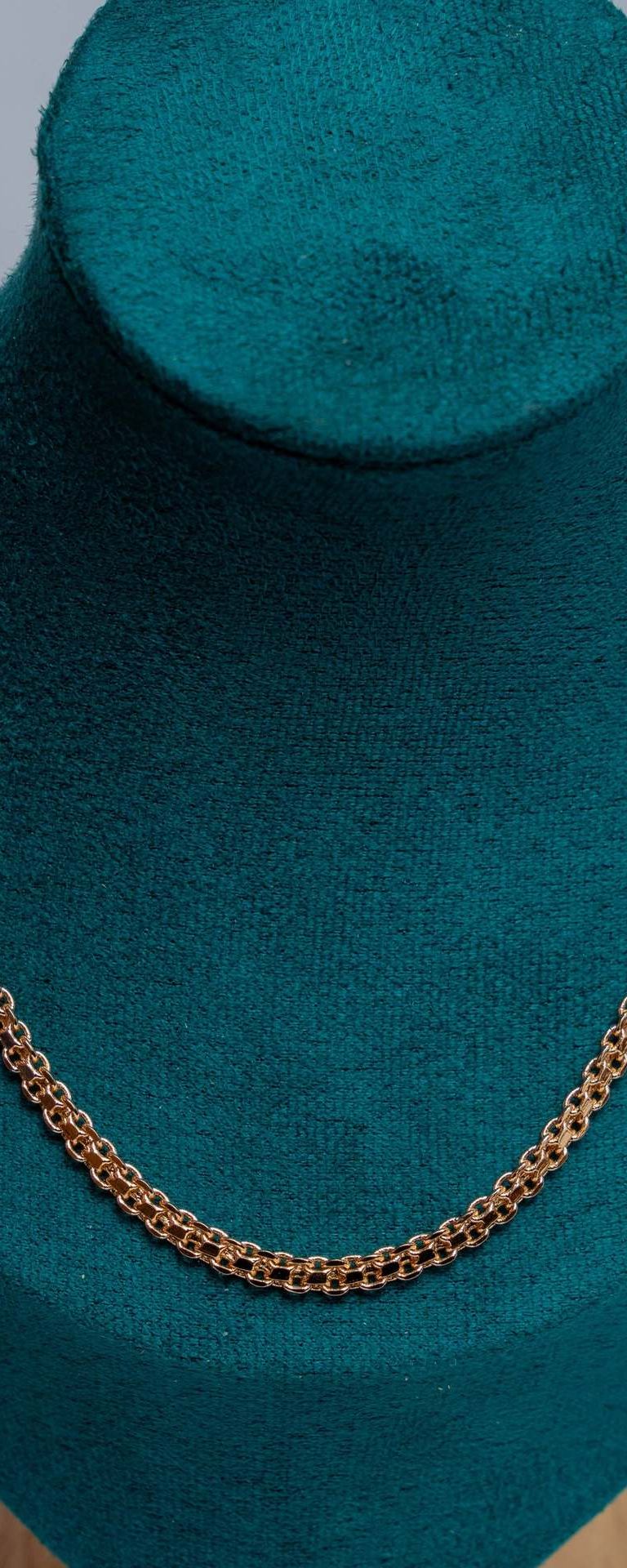 Gold-Tone Curb Chain Necklace