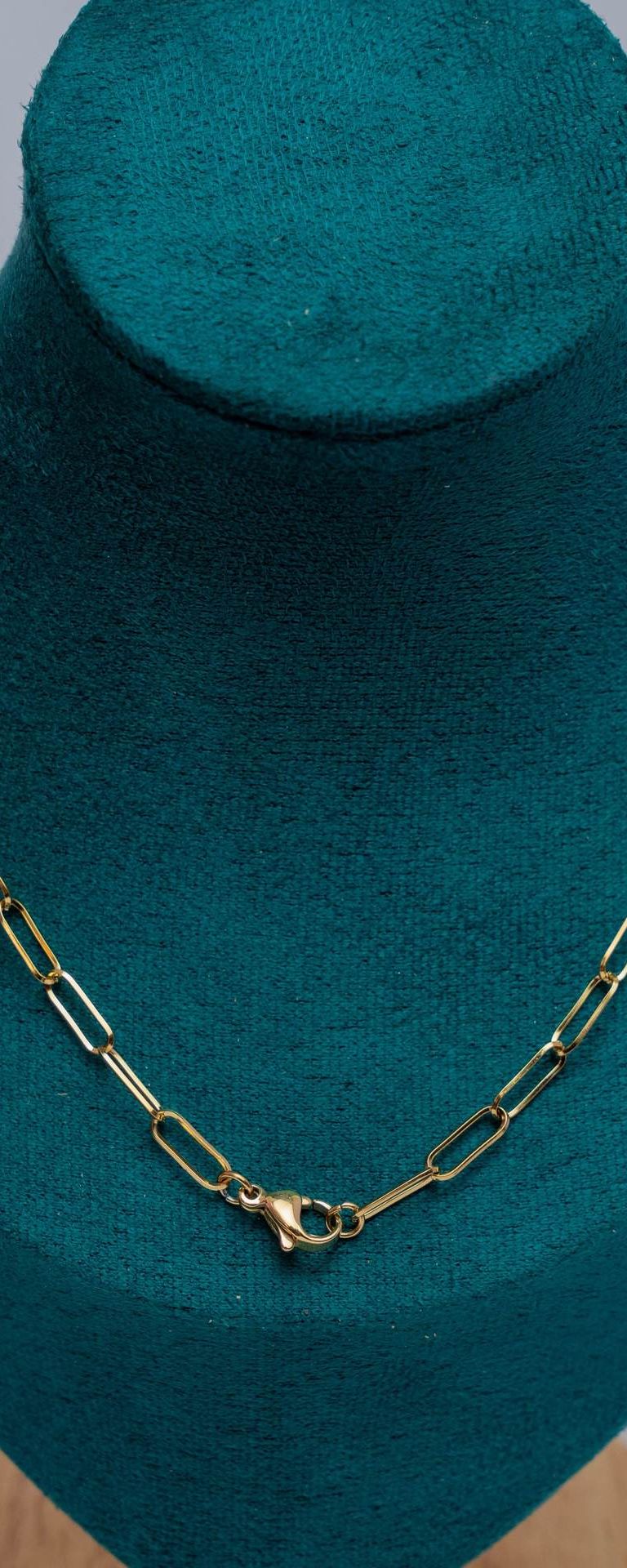 Gold Paperclip Chain Necklace