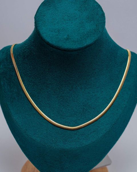 Gold Snake Chain Necklace