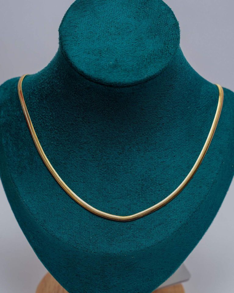 Gold Snake Chain Necklace