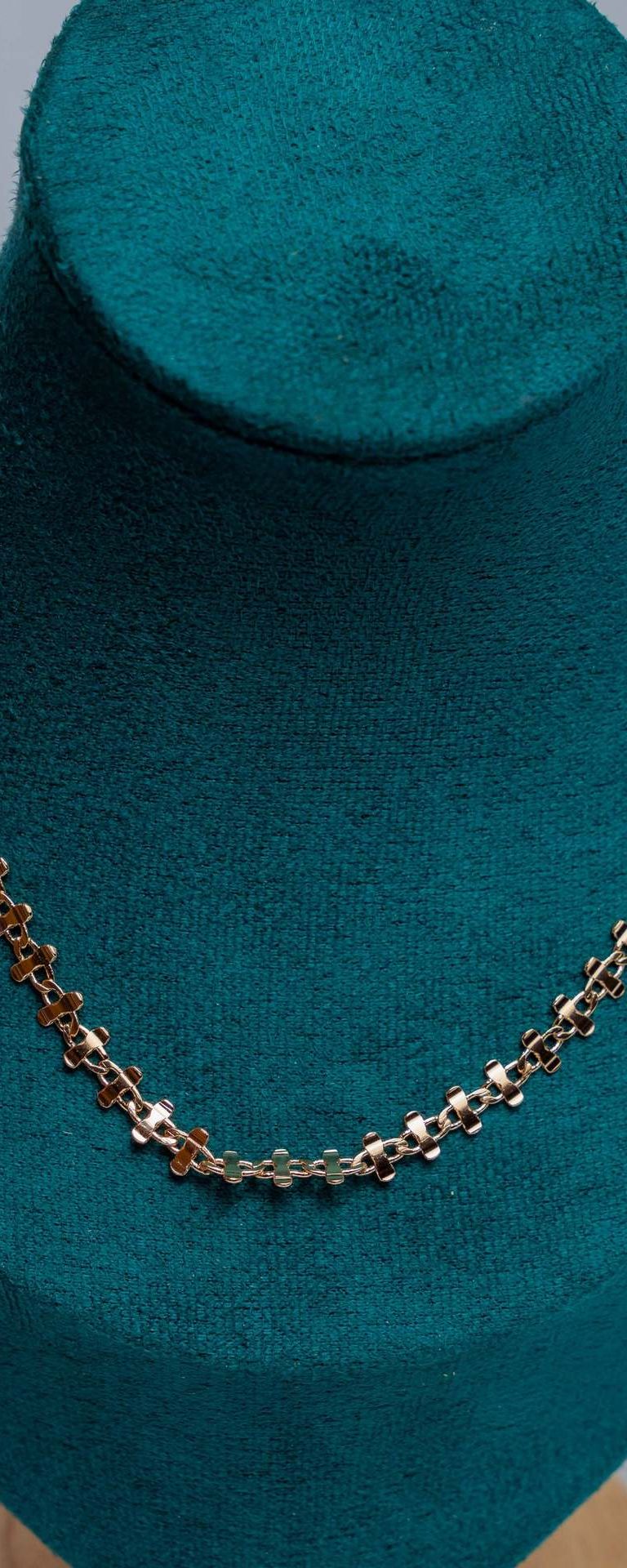 Gold-Tone Link Chain Necklace