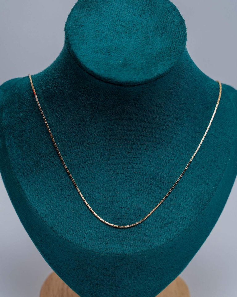Gold-Tone Snake Chain Necklace