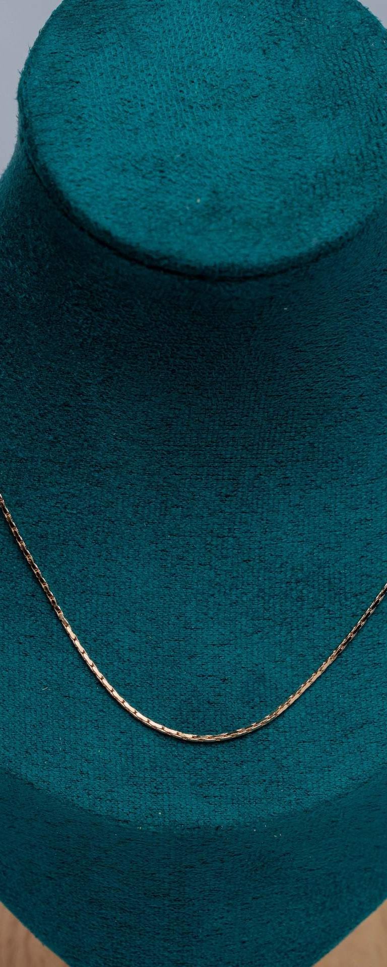 Gold-Tone Snake Chain Necklace