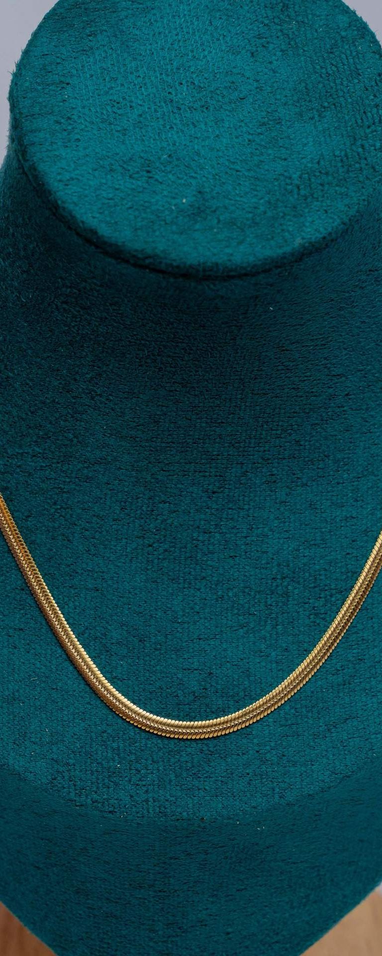 Gold-Tone Snake Chain Necklace