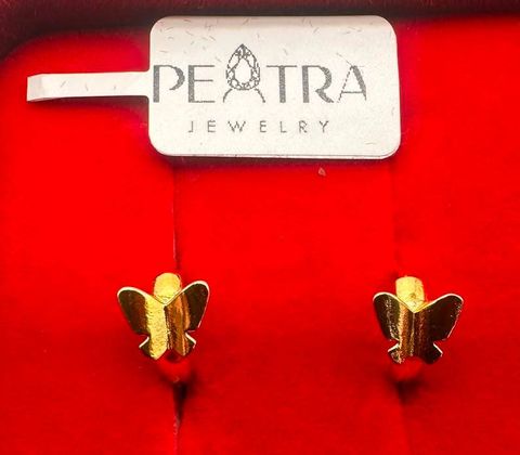Peatra Silver Infinity Loop Earrings