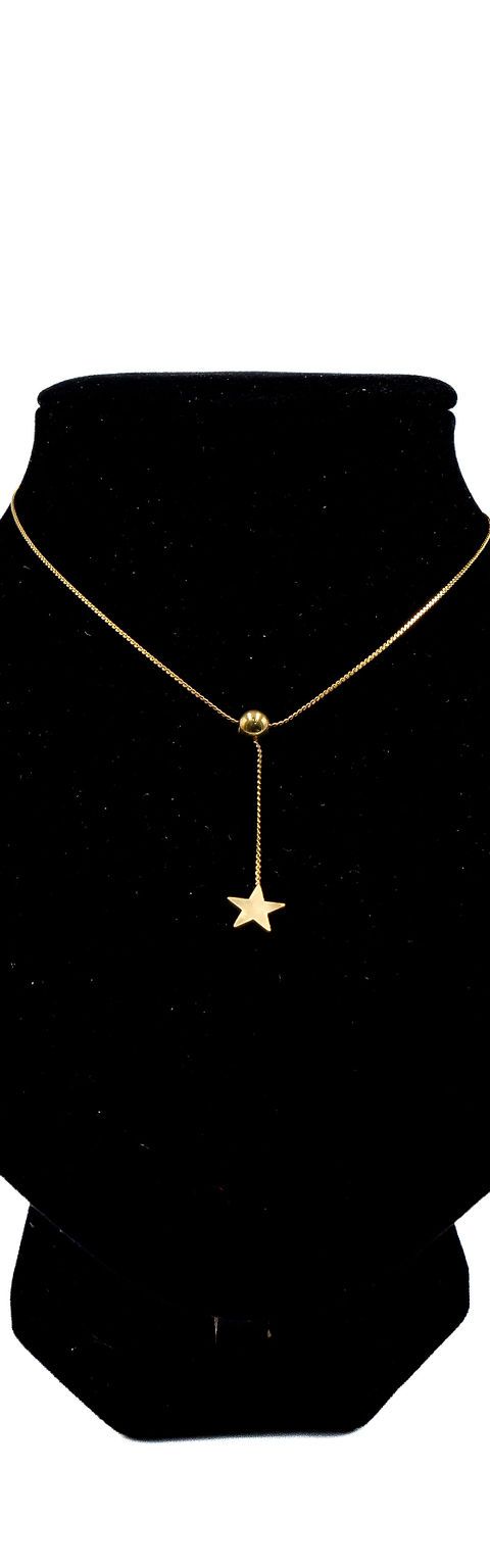 Gold Petite Star Necklace